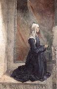 GHIRLANDAIO, Domenico Portrait of the Donor Nera Corsi Sassetti USA oil painting artist